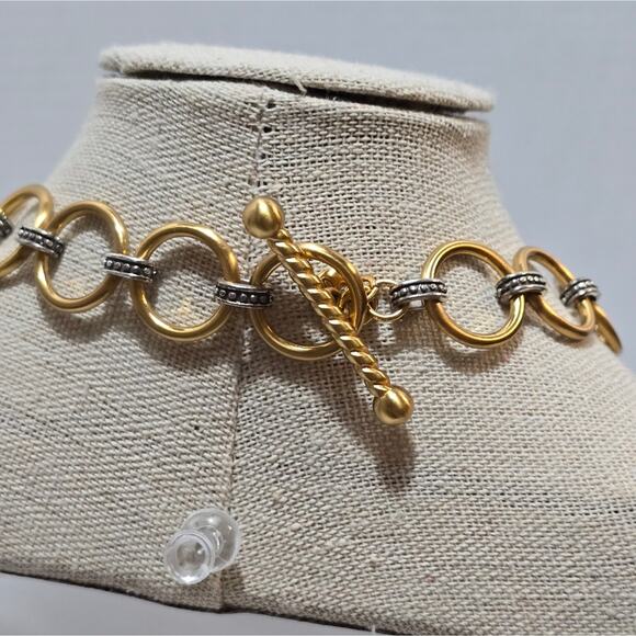 Brighton Mixed Metals Toggle Clasp Necklace - Picture 6 of 8